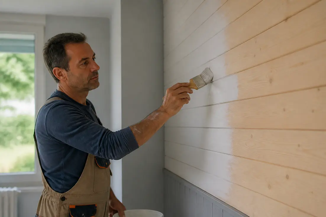 Comment peindre un lambris ? Préparation, peinture et application