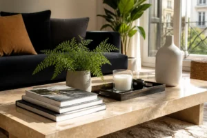 Comment réussir la décoration de sa table basse au salon ?
