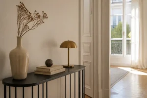 Comment décorer une console d'entrée avec style et utilité ?