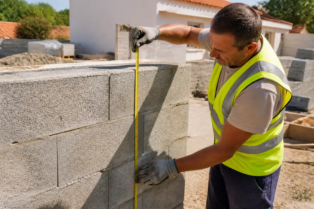Quelle hauteur de parpaing choisir pour construire votre mur